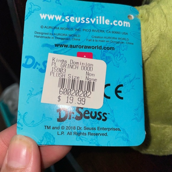 Grinch plush - Picture 2 of 3